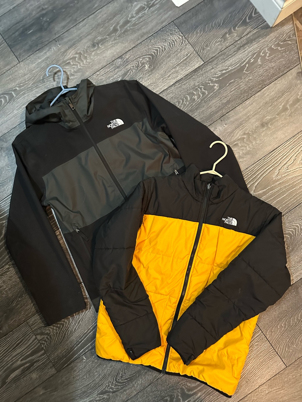The North Face Kids Winter Jacket with Yellow Inner Liner
